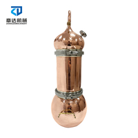 5L lavande Rose eau encore jasmin maison utilisé distillateur d'herbes Mini cuivre rouge distillateur d'huile essentielle