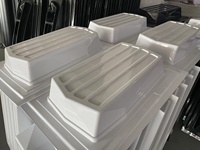 Cercueil en plastique ABS pour animaux de compagnie, vente en gros