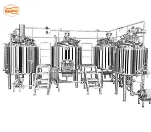 5bbl beer brewing equipment home with CE turnkey plant