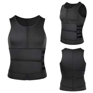 Chaleco Moldeador de Cintura para Hombre al por Mayor, Corsé de Fitness, Reductor de Abdomen, Moldeador Corporal, Camiseta Quema Grasa, Faja Reductora de Vientre - Product Image 4