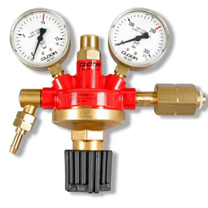 Régulateurs de pression pour oxygène, acétylène et CO2 GLOOR, de style allemand, italien et suisse, de haute qualité pour la gestion des gaz - Product Image 4