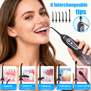 Detergente professionale per denti filo interdentale 300ml IPX7 impermeabile USB ricaricabile portatile a getto dentale irrigatore dentale per acqua - Product Image 3