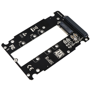 JEIFactory <span class=keywords><strong>2</strong></span>,5 \ "SATA III Adaptador para M.<span class=keywords><strong>2</strong></span> NGFF/SATA SSD 6Gbps 2280 Tarjeta de expansión sin herramientas Caja de disco duro directa de fábrica - Product Image 1