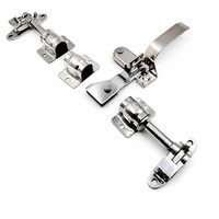 Kit de verrouillage de barre de came pour camion frigorifique, en acier inoxydable 304 épaissi, pour tuyau de 22 mm, avec loquet de porte arrière, OEM ODM
