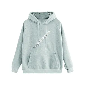 100% Katoen Blanco Luxe Kwaliteit Zwaargewicht Oversized Groothandel Op Maat Bedrukt Logo Hoodies Voor Heren Uit Bangladesh