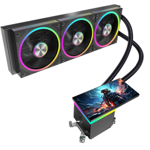Kit de refroidissement liquide tout-en-un Wanmisle SK505 PRO 360 120 mm avec ventilateur CPU et LED ARGB, roulement fluide pour performances de jeu élevées - Product Image 2