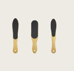 Lime à pieds en bois professionnelle pour pédicure, éliminateur de callosités, lime à pieds double face, outil de soin des ongles, conçu pour la vente en gros - Product Image 1