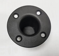 Support de trépied en métal pour enceinte DJ/PA F85, adaptateurs internes de montage, base de support inférieure pour enceinte