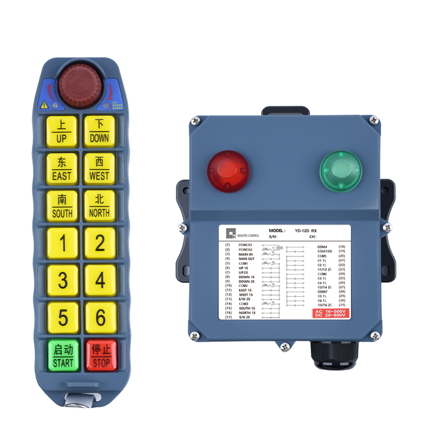 YD-12D Telecrane Remote Control Wireless Crane Remote Control Industrial Remote Control