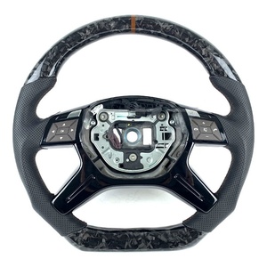Volante de Fibra de Carbono Real a <span class=keywords><strong>Precio</strong></span> de Fábrica para <span class=keywords><strong>Mercedes</strong></span> Benz <span class=keywords><strong>AMG</strong></span> ML GL E450 G500 2013-2018, Estilo Deportivo - Product Image 5