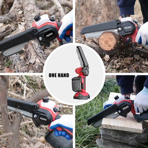 Feihu เลื่อยไฟฟ้าขนาด4นิ้วแบบพกพา, ผลิตจากแบตเตอรี่ขนาด21โวลต์1500มิลลิแอมป์ต่อชั่วโมงเลื่อยยนต์ขนาดเล็กแบบพกพา - Product Image 2