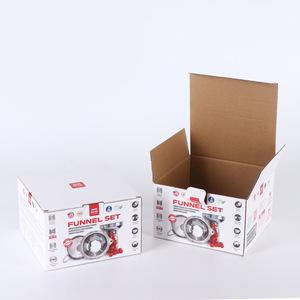 Boîte d'emballage en carton ondulé Xintuo, carrée, blanche, épaisse, boîte cadeau, motif personnalisable avec option d'impression de logo - Product Image 3