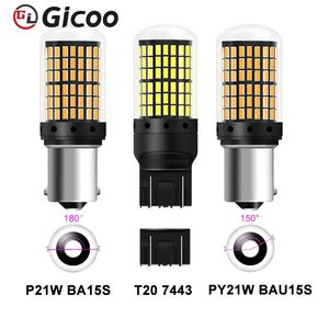 GICOO 3014 144smd Luces Intermitentes para Automóvil 7440 T443 Led 1156 BA15S BAU15S para Automóvil, Bombillas LED Súper Brillantes para Frenos de Automóvil - Product Image 5