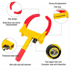 Verrouillage universel de roue de remorque de sécurité antivol pour voitures SUV camping-car moto remorque grande dissuasion - Product Image 3