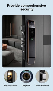 घर स्मार्ट ऐप रिमोट कंट्रोल ट्या स्मार्ट वाई-फाई पासवर्ड फिंगरप्रिंट 3 डी फेशियल रिकग्निशन डोर लॉक - Product Image 2