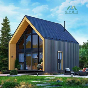 Villa Triangulaire Moderne de Luxe Écologique Durable Imperméable à l'Eau à Énergie Solaire Préfabriquée en Bois et Structure Acier - Product Image 2