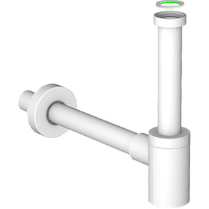 Siphon décoratif blanc 1 \ "1/4 X Ø 32 \" pour produit détergent d'évier Mignon - Product Image 2
