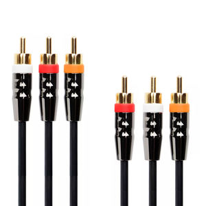 Mâle à mâle rouge blanc et jaune japon vidéo sexuelle AV RCA câble 1 voiture Cabo Audio OFC 2 RCA câble AV 2RCA Signal RCA - Product Image 5