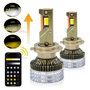 Tăng Tri màu 240W H7 <span class=keywords><strong>Led</strong></span> Đèn Pha Bóng đèn H11 3000K 4300k 6500K H1 H8 H9 9005 9006 9012 H7 xe đèn <span class=keywords><strong>LED</strong></span> <span class=keywords><strong>s</strong></span>ương mù đèn pha Bóng đèn - Product Image 2