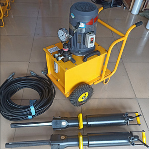 Cisaille hydraulique pour pierres, machine à fendre la roche pour la rupture de têtes de pieux en ciment, dynamitage statique, exploitation minière, avec pompe et moteur inclus - Product Image 1