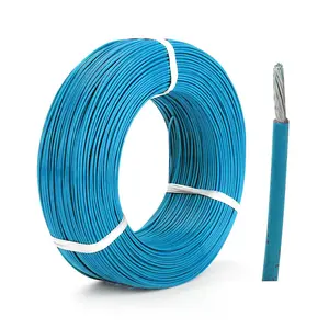 Cable eléctrico de alta temperatura 10awg, cable aislado de teflón ul1332, cable de teflón