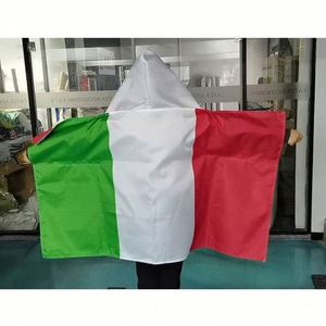 Capa de Fútbol Promocional 100% Poliéster para Fanáticos de Croacia, Alemania, Italia, Personalizada con la Bandera de tu País de Europa - Product Image 3