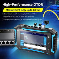 NOYAFA NF-982 Probador de Fibra Óptica OTDR Multifunción con Fuente de Luz OPM VFL y Prueba de Cable de Red PoE