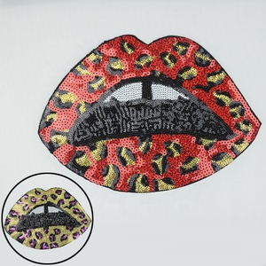 Wholesale Factory-Reversible Sequin <strong>Patches</strong> Custom Lace <strong>Patch</strong> Accessory for Hat Changeable <strong>Glitter</strong> Embroidery <strong>Patch</strong> for Clothes - Product Image 5