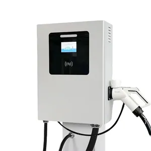 Ocpp 1.6 GB/T充电桩7Kw 15Kw 20Kw 30kw 40kw 50kw 60kw EV Dc快速充电器堆，带发光二极管屏幕壁盒ev充电器