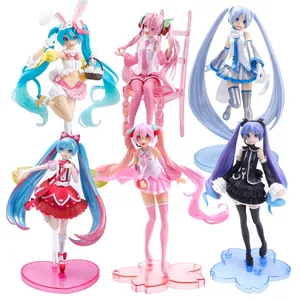 Anime Hatsune Mi ku Figura Mi ku Virtual Singer Onion Standing Dolls PVC Action Figure Collectible Modelo Brinquedos