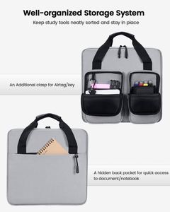 Free Sample BSCI <b>Large</b> 3 <b>Ring</b> Binder with Zipper - 3 Inch Blacked Out, Binder Fits 13 Inch Devices Tactical Carry Handle - Product Image 4