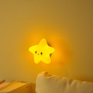 Comodino USB camera da letto magnetico interno a LED moderna lampada ricaricabile da lettura stella a parete decorazione creativa luna e stelle lampade - Product Image 3