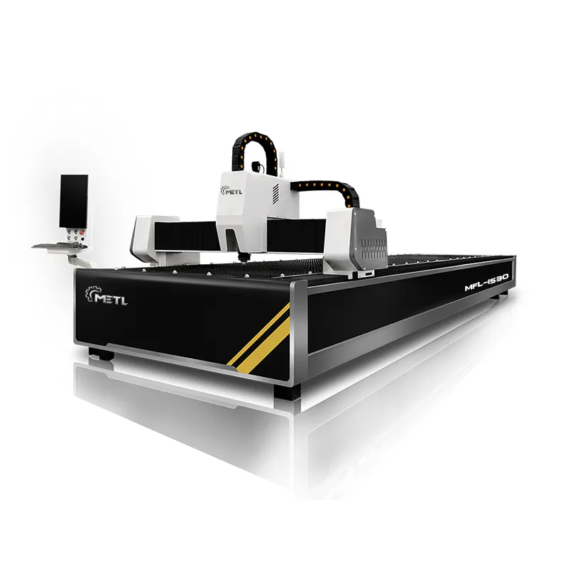 High Accuracy 1kw-6kw CNC Fiber Laser Cutting Machine Metal Laser Cutter