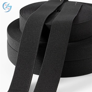 <strong>Polyester</strong> Coloured Twill Woven <strong>Elastic</strong> Bands 20mm 25mm Flat Tape Clothing Garment Home Textile Roll Wholesale JIELONG Brand - Product Image 2
