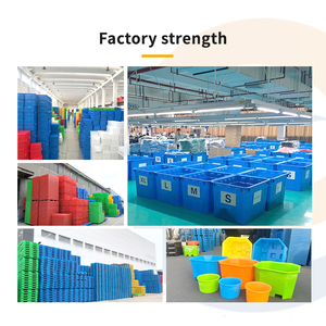 Dingtang giá rẻ Stackable đóng gói lưu trữ Tote nhựa di chuyển hộp với nắp nhựa Tote di chuyển thùng - Product Image 5