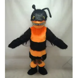 Funtoys kostum maskot Cosplay hewan kartun dewasa lebah Hornet ramah oranye mewah lucu untuk tema Anime