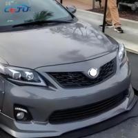 Kits de Carrocería Estilo JDM ZR6 de Plástico ABS PP Parrillas de Malla para Parachoques Delantero para Toyota Corolla Altis 10ª Gen E140 CE LE S XRS 2009-2013