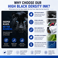 Encre éco-solvant noire haute densité 1L pour impression numérique de bannières rétroéclairées XP600/I3200/DX5