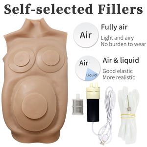 Надувной искусственный силиконовый живот для беременных с D-чашкой грудь кроссдрессер для косплея Ложная беременность животик детская пленка реквизит - Product Image 3