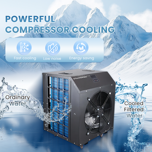 Refroidisseur d'eau portable puissant à refroidissement rapide et réfrigérant écologique adapté aux salles de sport, refroidisseur d'eau professionnel 1HP - Product Image 2