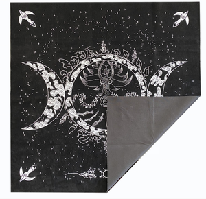 Tarocchi d'altare in tessuto tripla dea fasi lunari astrologia tarocchi carte divinazione tovaglia speciale 19 "X 19" - Product Image 3