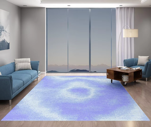 Ensemble de tapis en laine noué à la main de haute qualité motif abstrait conception écologique anti-dérapant pour animaux de compagnie exercice de prière moyen - Product Image 6