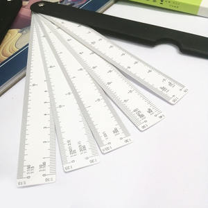 Secolarart Art plastica righello 6 scala ingegnere scala architetto righelli disegno Fan architetto architetto ingegneria scala metrica righello - Product Image 5