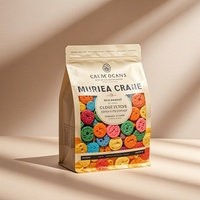 Op maat gemaakte hoge kwaliteit biologisch afbreekbare PE-materiaal koffiezak ventielstandpouch Mylar zak 250g 500g koffiebonen huisdierenvoer gelei