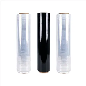 Hot Selling Customized Multi-Specification High Transparency Good Tensile PE Black Stretch Film