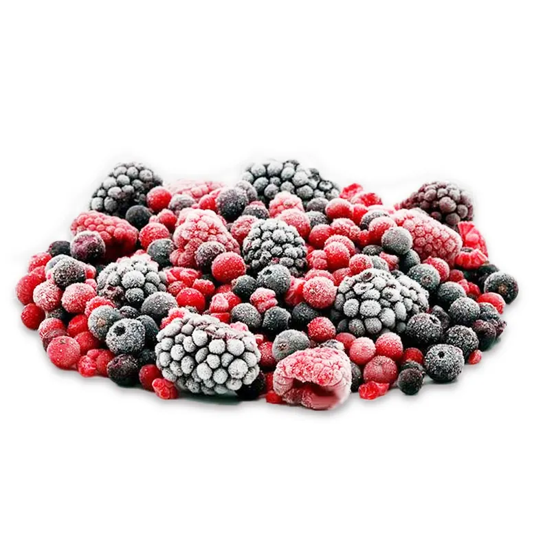 IQF-frutas mezcladas de frozen, frutas mezcladas de fruta con fresa, Raspberry, Blackberry, arándano