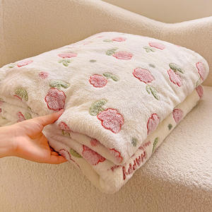 Couverture en velours flocon de neige transfrontalière hiver épais drap de lit doublé polaire bureau sieste loisirs <span class=keywords><strong>housse</strong></span> de <span class=keywords><strong>canapé</strong></span> petite couverture couverture - Product Image 6