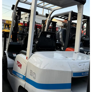 Montacargas Todoterreno Diésel TCM TCM3-3m de 3 Toneladas, de Segunda Mano, de Alta Calidad, para Exportación - Product Image 2