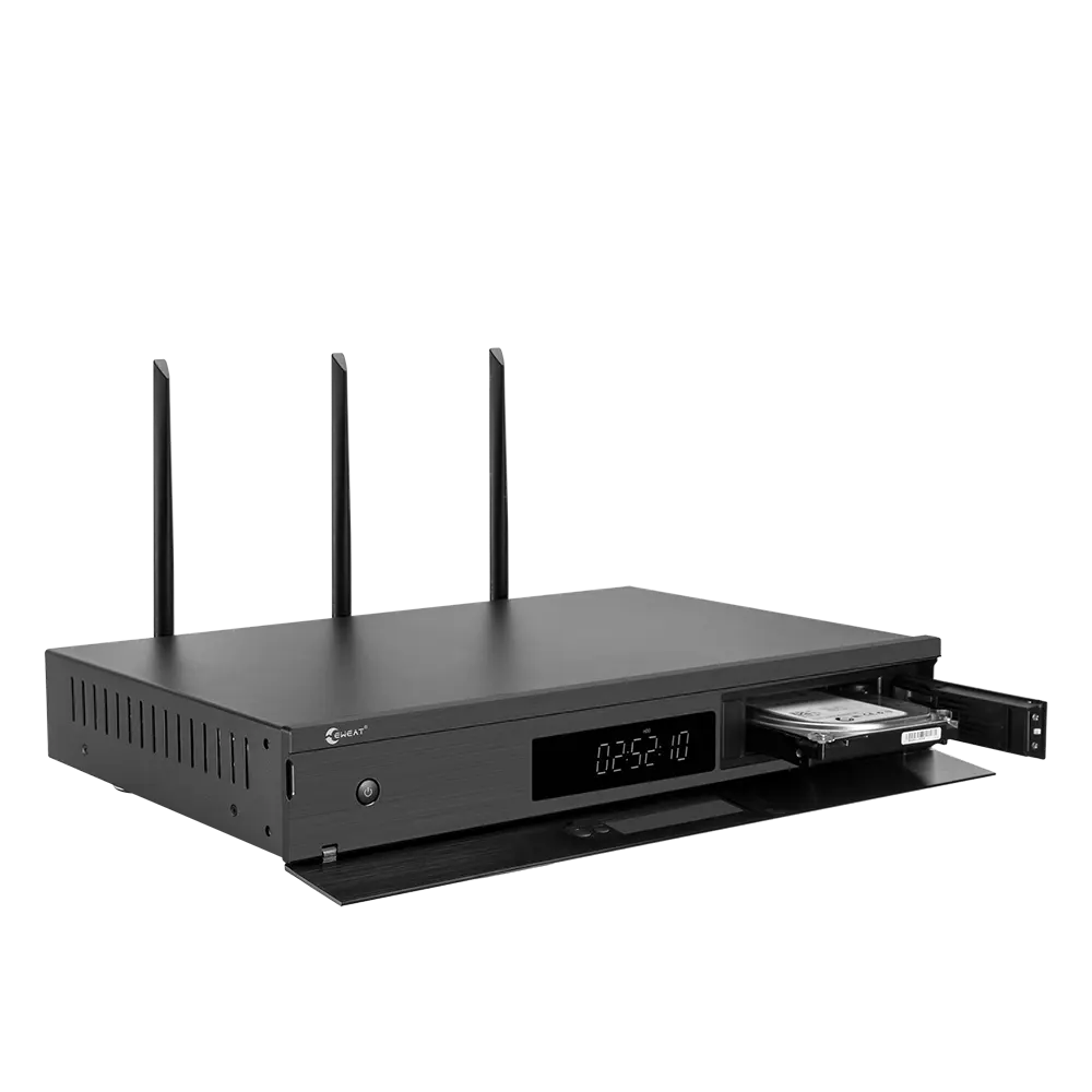 New ESS9038Q2M DAC with Headphone Amplifier Realtek 1619 4K 3D Streaming Blu Ray Player of Two SATA HDD Set Top Box for Home
