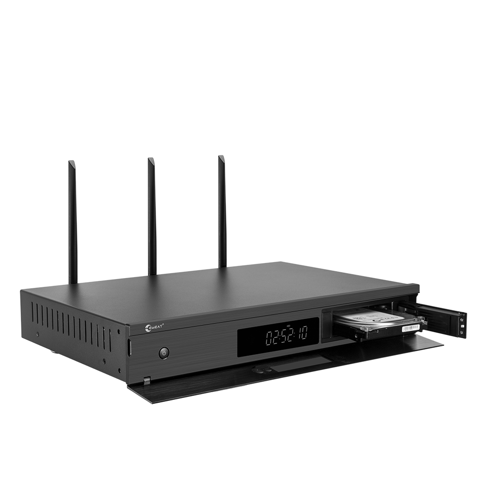 New ESS9038Q2M DAC with Headphone Amplifier Realtek 1619 4K 3D Streaming Blu Ray Player of Two SATA HDD Set Top Box for Home